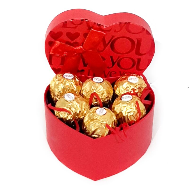 Mini corazón de bombones