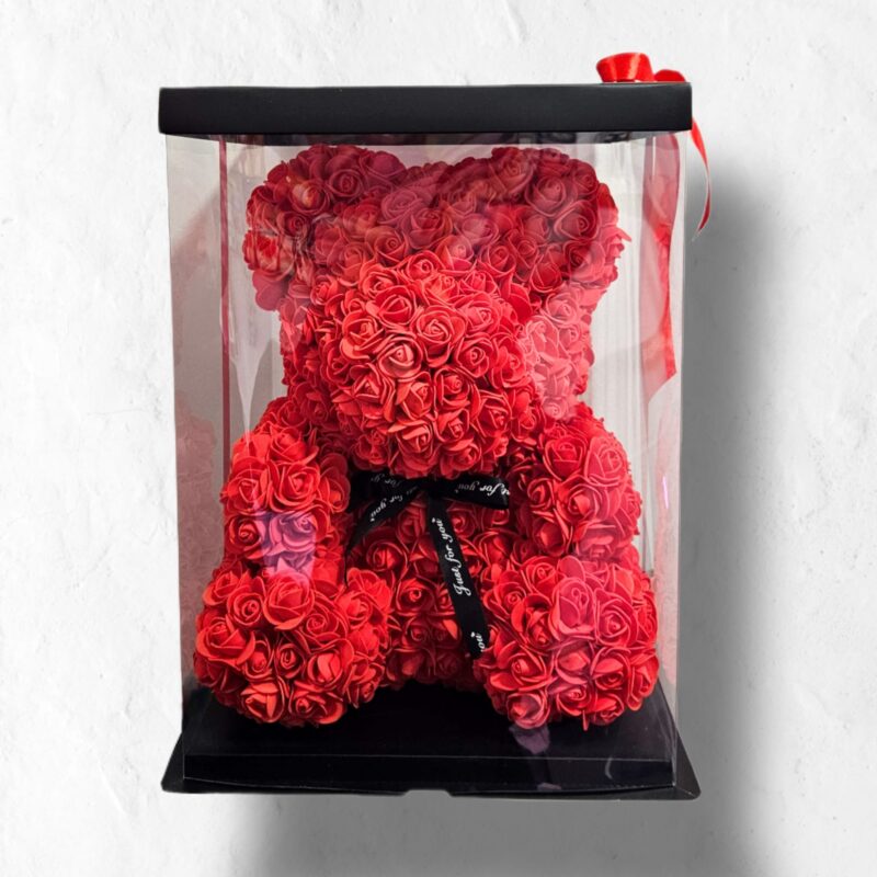 Oso de Rosas Rojas Mediano (Foam)
