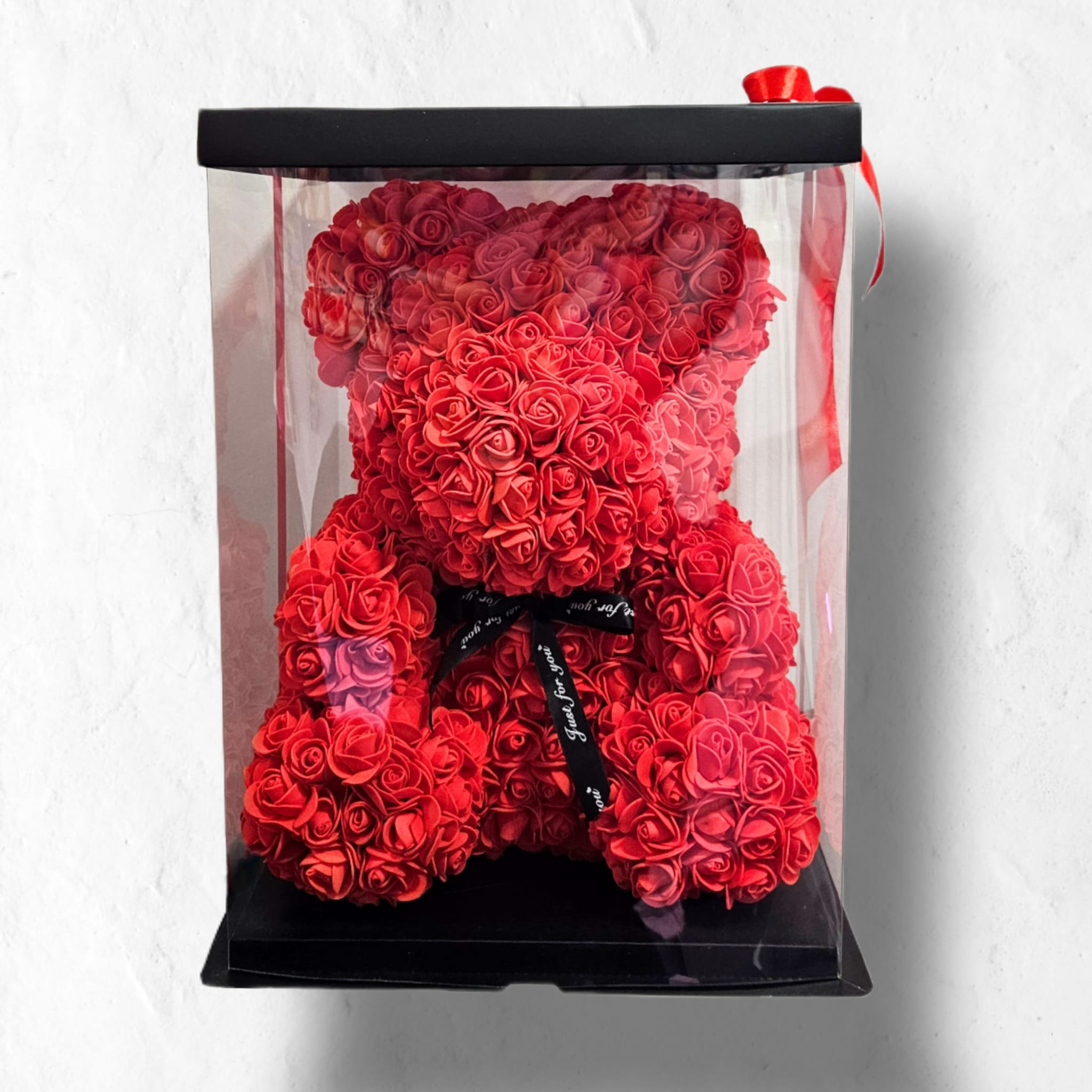 Oso de Rosas Rojas Mediano (Foam)