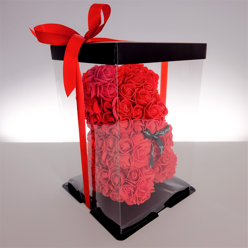 Oso de Rosas Rojas de Foam