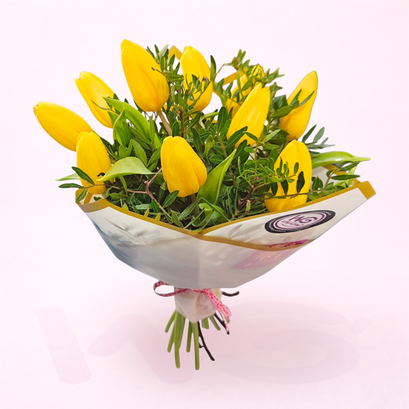 Ramo de Tulipanes Amarillos