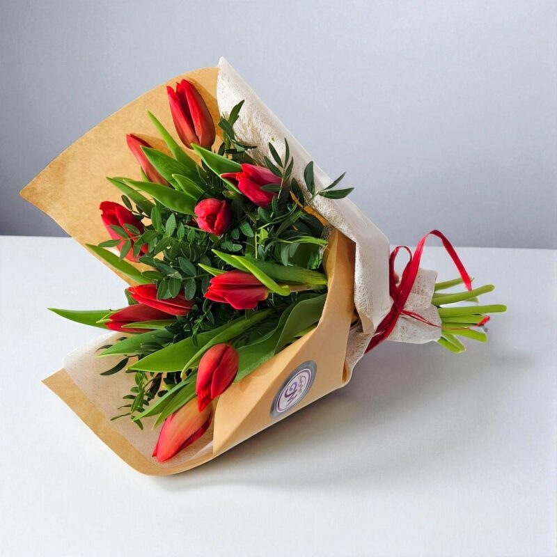 Ramo de Tulipanes Rojos