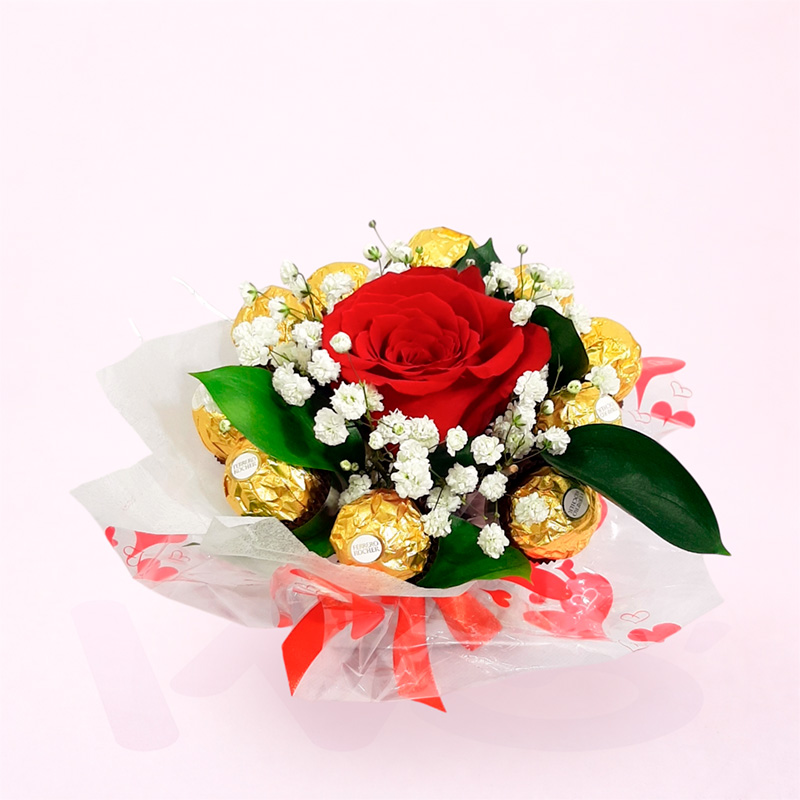 Kiss Me - Rosa con bombones